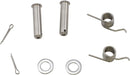 Foot Peg Pin And Spring Silver For Suzuki DR 250 1990-1993