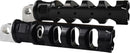 Muzzle Brake Folding Footpegs Black For Harley Davidson FXB 1340 - 32 MM