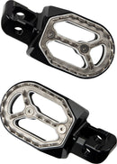 Qualifier Foot Pegs Black / Chrome For Beta RR 125 2020-2023