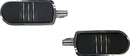 Sweeper Foot Pegs Chrome | Vendor No P17-0346C