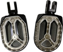 Qualifier Footpegs Black | Vendor No P17-0/6602BWFD