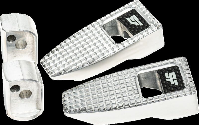 Speed Pegs Polished / Silver For Harley Davidson FLDE 1750 ABS 2018-20