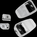 Foot Pegs Polished / Silver For Harley Davidson FLDE 1750 ABS 2018-20