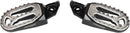 Qualifier Foot Pegs Black / Chrome / Silver