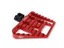 Mini-FloorBoard Footpeg Red For Harley Davidson FLS 1690