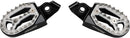 Qualifier Foot Pegs Black / Chrome / Silver For Honda CRF 1100 L ABS 2020-2024