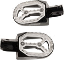 Qualifier Foot Pegs Black / Chrome For Honda CRF 110 F 2013-2025