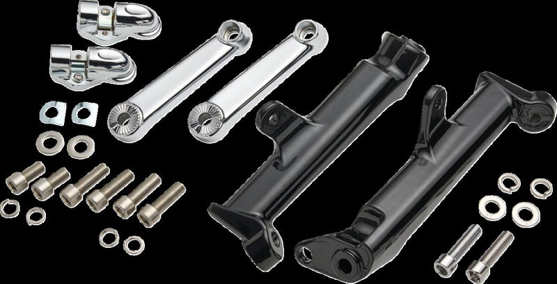 Frame Mounted Adjustable Highway Peg Mount Chrome For Harley Davidson FLH 1868 ABS 2021 - 10 CM