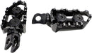Tech-X Enduro Footpegs Black For Kawasaki KLZ 1000 ABS