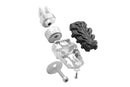 Evo Footrest Black / Silver For Kawasaki KLZ 1100 ABS 2025-26
