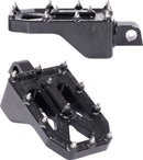 Aggressor Foot Pegs Anodized / Black For Harley Davidson FL 1200 1972-1977 - 57 MM