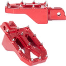 Aggressor Foot Pegs Anodized / Red For Harley Davidson FLFBS 1868 ABS 2018-2024 - 57 MM