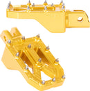 Aggressor Foot Pegs Anodized / Gold For Harley Davidson FLFB 1750 ABS 2018-2020 - 57 MM