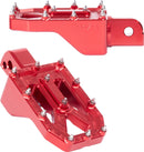 Aggressor Foot Pegs Anodized / Red For Harley Davidson FLDE 1750 ABS 2018-2020 - 57 MM