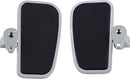Passenger Sport Boards Black / Chrome For Honda VTX 1800 C 2001-2007