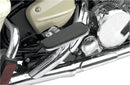 Passenger Sport Boards Black / Chrome For Honda VTX 1800 C 2001-2007