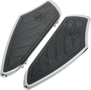 Contour Floorboards Black / Chrome For Harley Davidson FLD 1690 2012-2013