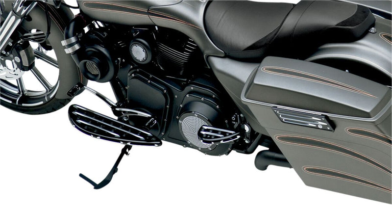 Deep Cut Floorboards Anodized / Black / Machined / Unfinished For Harley Davidson FLD 1690