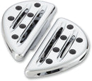 Deep Cut Floorboards Black / Chrome For Harley Davidson FLHC 1340