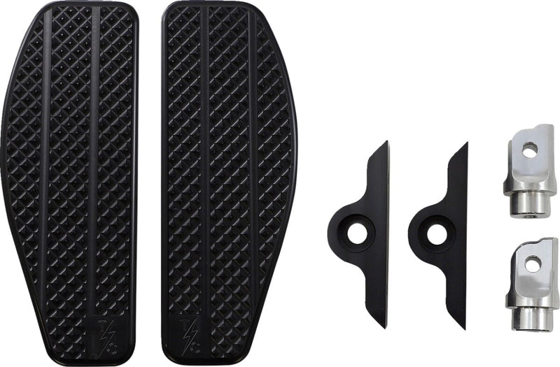 Mini Floorboards Black For Harley Davidson FLDE 1750 ABS