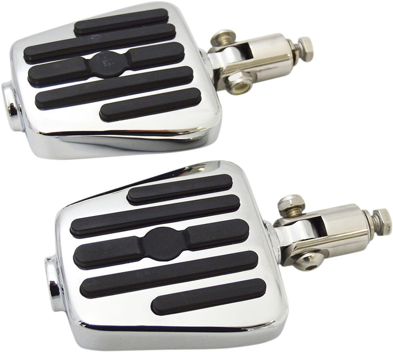 Mini Floorboards Black / Chrome - 10 CM