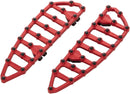 MX Billet Floorboards Anodized / Red For Harley Davidson FLHR 1340