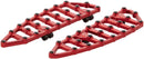 MX Billet Floorboards Anodized / Red For Harley Davidson FLHR 1340