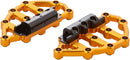 MX Billet Floorboards Anodized / Gold For Harley Davidson FLHC 1340