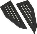 Commander Passenger Board Inserts Black / Chrome For Honda GL 1800 ABS 2018-2023