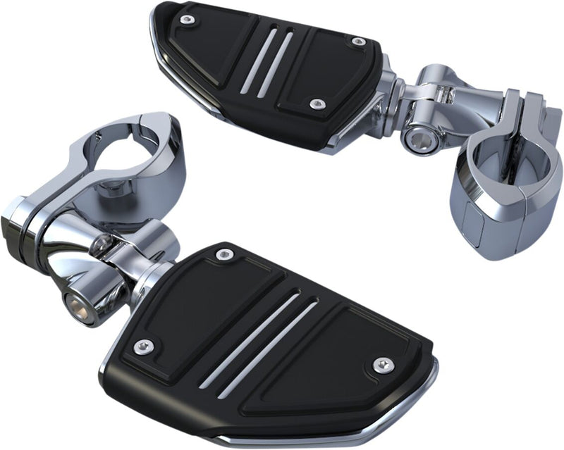 Mini Twin Rail Boards Black/Chrome