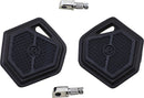 Superlight Floorboards Black For Harley Davidson FLH 1985-1985