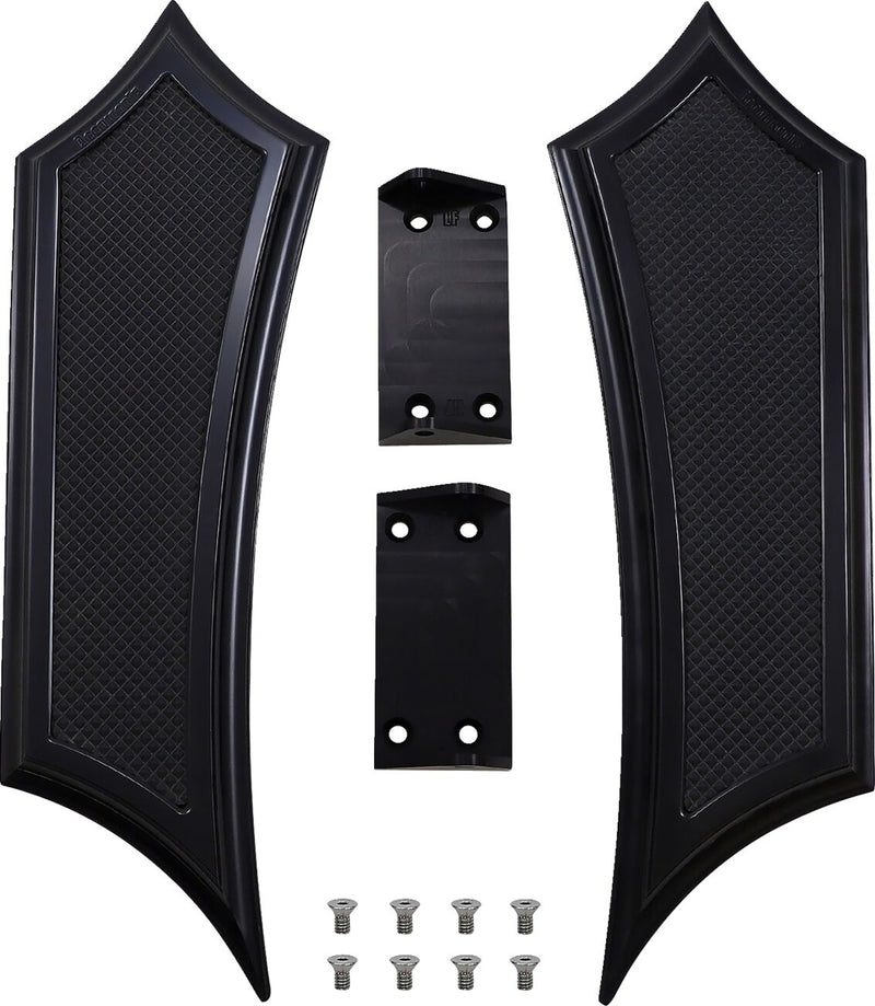 Instigator Extended Floorboards Black For Indian SUPER CHIEF 111 ABS