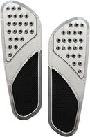 Front Floorboards Black / Chrome For Harley Davidson FLST 1340