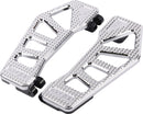 Floorboards Black / Chrome For Harley Davidson FLD 1690