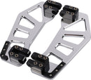 Floorboards Black / Chrome For Harley Davidson FLD 1690