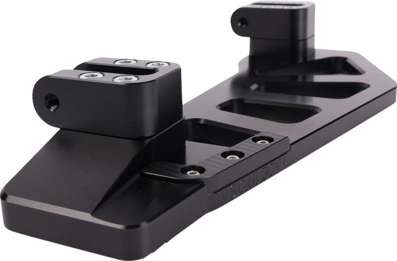 SpeedLiner Passenger Floorboards Black For Harley Davidson FLD 1690