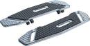 SpeedLiner Floorboards Black / Chrome For Harley Davidson FLD 1690