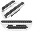 Method Passenger Floorboards Black / Chrome For Harley Davidson FLD 1690