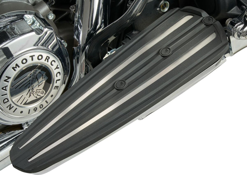 Floorboard Inserts Black / Silver For Indian CHALLENGER 108 ABS 2020-2024