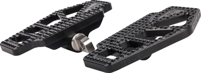 Apex Mini Floorboards Anodized / Black For Harley Davidson EL 1000
