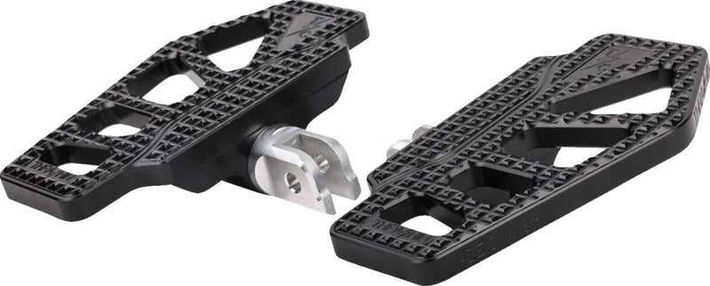 Apex Mini Floorboards Anodized / Black For Harley Davidson FLDE 1750 ABS