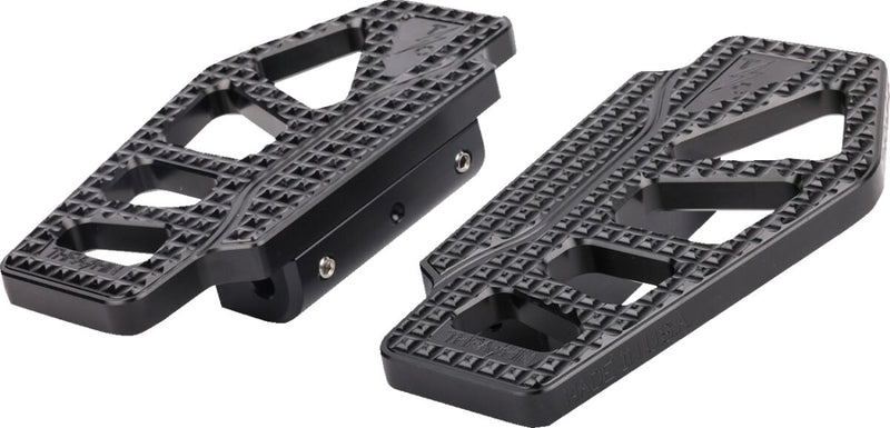 SpeedLiner Passenger Floorboards Black / Gold For Harley Davidson FLD 1690