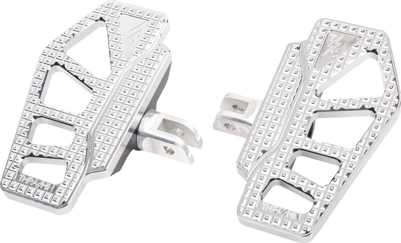 Apex Mini Floorboards Chrome For Harley Davidson FLDE 1750 ABS