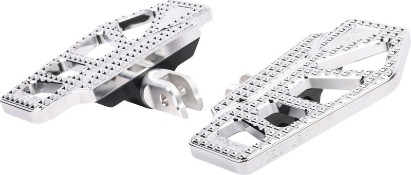 Apex Mini Floorboards Chrome For Harley Davidson FLDE 1750 ABS