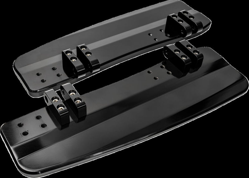 Driver Floorboards Anodized / Black For Harley Davidson FLH 1984-1985