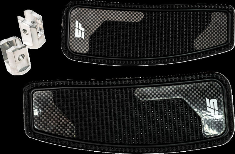 Mini Floorboards Anodized / Black For Harley Davidson FLDE 1750 ABS 2018-2020 - 19.5 CM