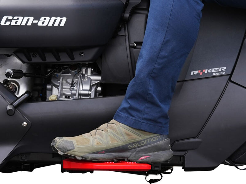Combat Floorboards Red For Can AM (BRP) RYKER 600 ACE 2019-2024 - 22.23 CM