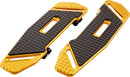 SpeedLiner Floorboards Anodized / Black / Gold For Harley Davidson FLHC 1340