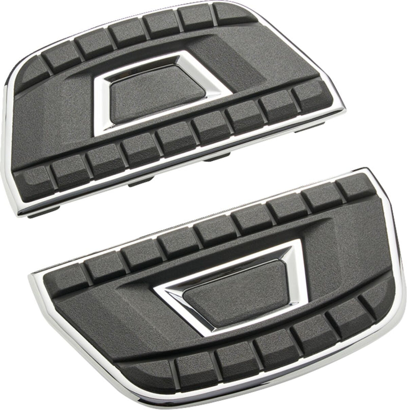 Chicane Floorboard Inserts Chrome For Harley Davidson FLD 1690 2012-2013