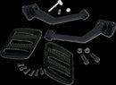Combat Floorboards Black / Contrast Cut For Can AM (BRP) RYKER 900 ACE 2019-2024 - 22.23 CM